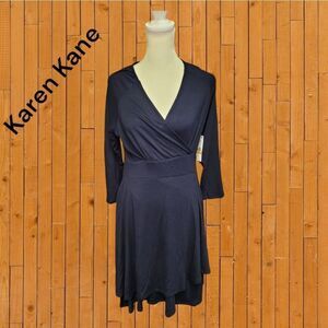 Karen Kane faux wrap dress